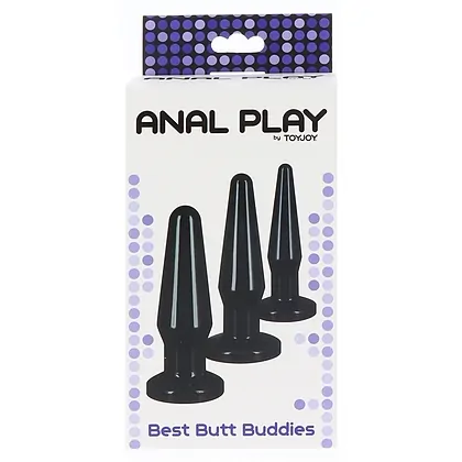 Set 3 Anal Plug Best Buddies Negru