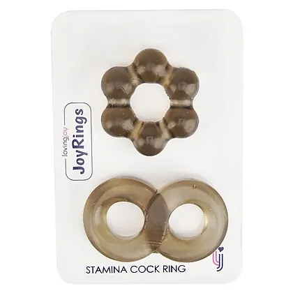 Set Inele Stamina Penis Ring 2buc Gri