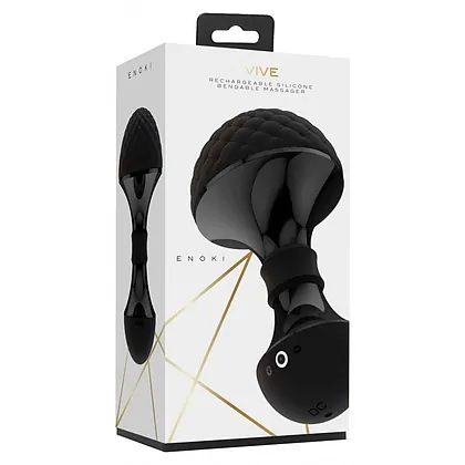 Stimulator Clitoris Enoki Bendable Massager Negru