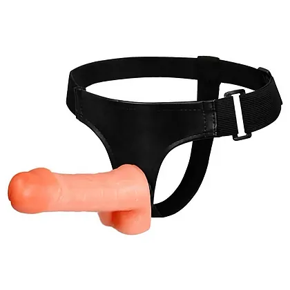 Strap On cu Testicule Ultra Cyberskin