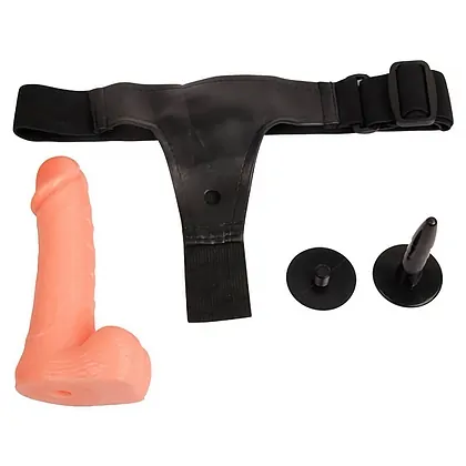 Strap On cu Testicule Ultra Cyberskin