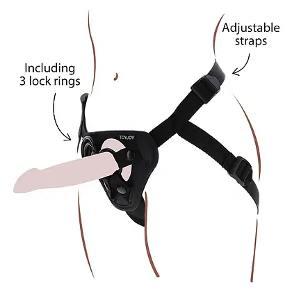 Strap-On Harness Negru