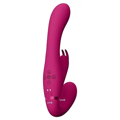 Suki Vibrating Strapless Strap-on Rabbit Roz