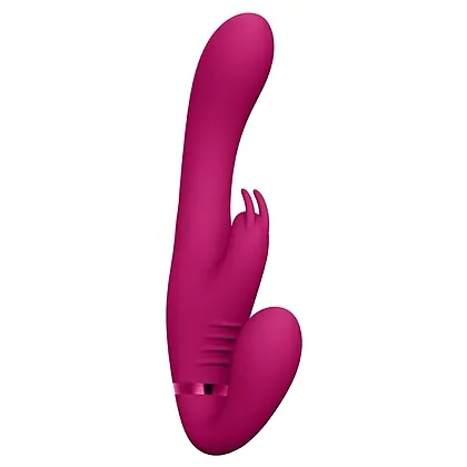 Suki Vibrating Strapless Strap-on Rabbit Roz