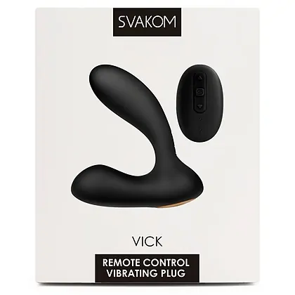 Svakom Vick Remote Control Prostata Si Punct G Negru