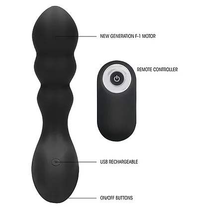 Vibrator Anal No. 78 Rechargeable Negru