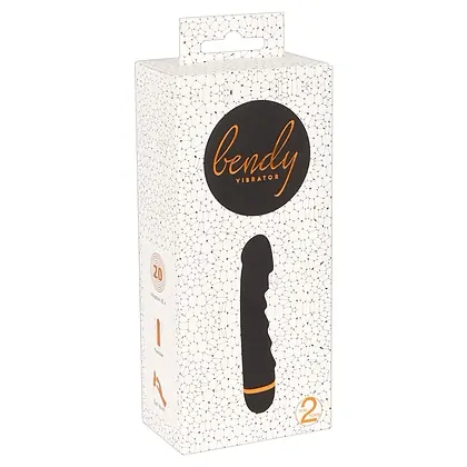 Vibrator Bendy Ripple Negru