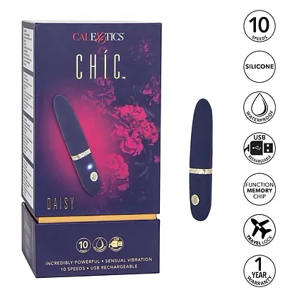 Vibrator Chic Daisy Albastru