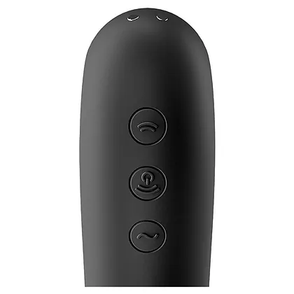 Vibrator Clitoridian Dual Kiss Satisfyer Negru