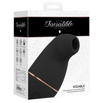 Vibrator Clitoridian Kissable Negru