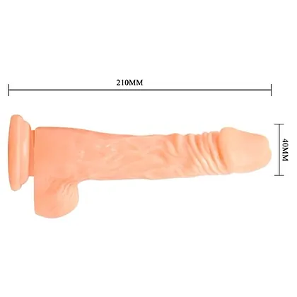 Vibrator Cu Ventuza Baile 21cm