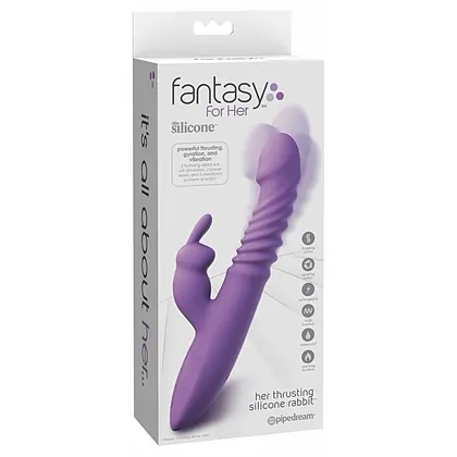 Vibrator Her Thrusting Silicone Rabbit Mov