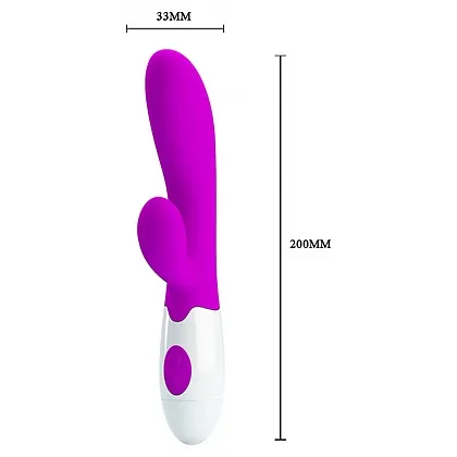 Vibrator Iepuras 30 Functii 21.5cm Mov