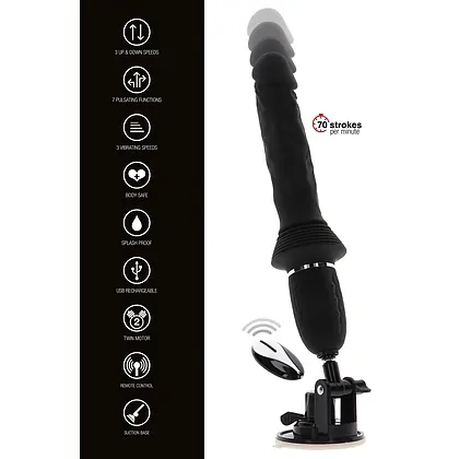 Vibrator Magnum Opus Thruster Pro Negru