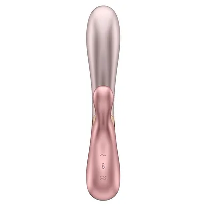 Vibrator Rabbit Hot Lover Heat Silicon 19.9 cm Roz