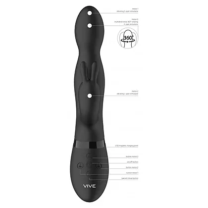 Vibrator Rabbit Niva Negru