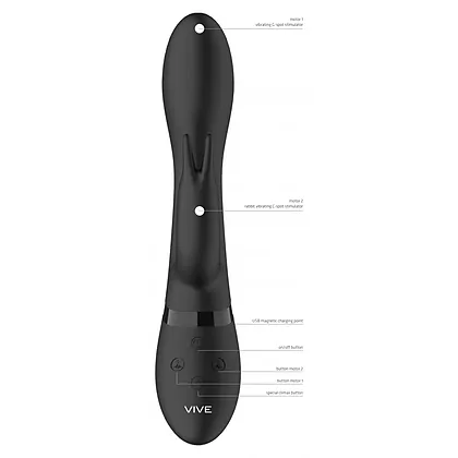 Vibrator Rabbit Zosia Classic Negru