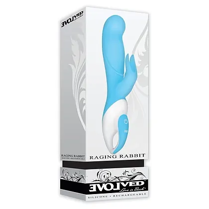 Vibrator Raging Rabbit Albastru