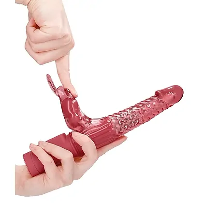 Vibrator Rotating Rabbit Rosu