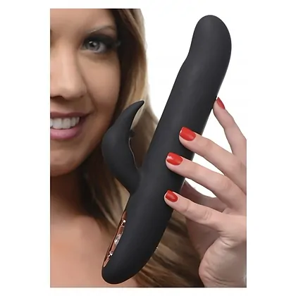 Vibrator Royal Rabbits Bling Bunny Flexing Negru