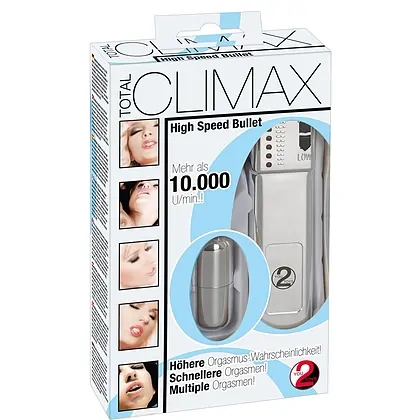 Vibrator Total Climax Egg Argintiu