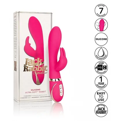 Vibrator Ultra Soft Jack Rabbit Roz